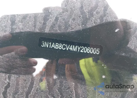 2021 Nissan Sentra Sv Xtronic Cvt from USA, damaged, VIN 3N1AB8CV4MY206005